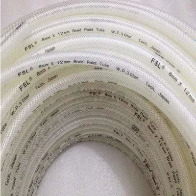 白色耐磨性 粘着性のない粉末塗装ホース