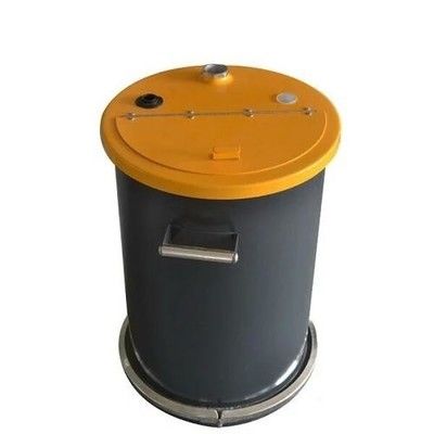 着脱可能な円形流動ホッパー シームレス溶接