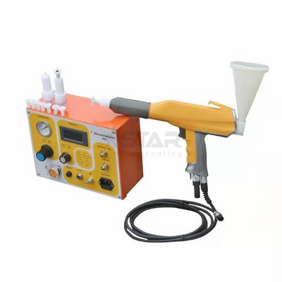 実験用小型ポータブル粉末塗装機