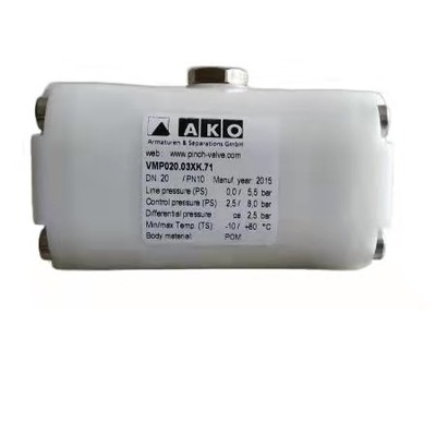 antirust AKO DN20の手動ピンチ弁VMP020.03XK.71の内部糸の関係
