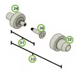 NON OEM ノズルアセンブリには、Parker Ionics GX132 マニュアルガン用の電極ホルダー、ディフューザー、カバーが含まれます。