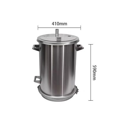 粉体塗装機用ステンレス製流動化粉体ホッパー