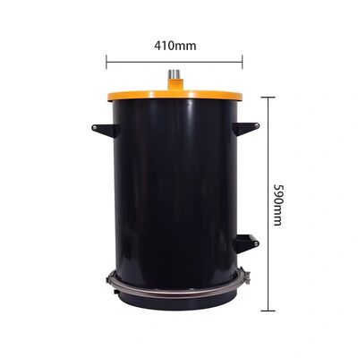 粉体塗装機用ステンレス製流動化粉体ホッパー