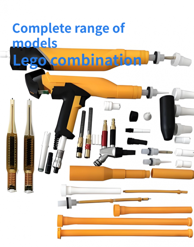 エンコア2世代ステンレス鋼粉末供給ポンプノズル 1600595 空気流量 粉末塗装機械のスペアパーツ OEMサポート 6