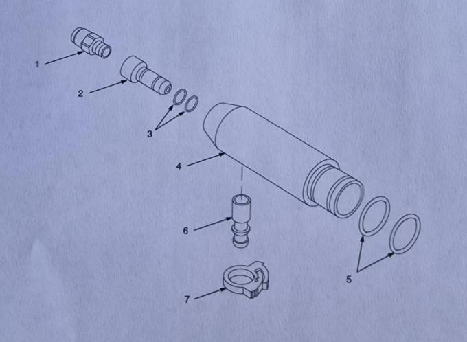631271 トリボマティックII粉末塗装機 コンプリートディフューザー 磨き粉末塗装銃 パーツ オーダーメイド OEMサポート 1