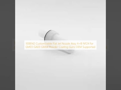 1008142 パーソナライズ可能なフラットジェットノズルAsy A+B NF24 GM03 GA03 GM04粉末塗装銃向け OEMサポート
