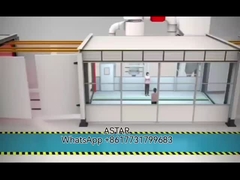 熱売り 電気静止粉末塗装室とライン